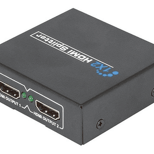 Splitter Hdmi 1x2 Full Hd Activo 2 Salidas 1080p Tv / Metal 