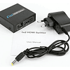 Splitter Hdmi 1x2 Full Hd Activo 2 Salidas 1080p Tv / Metal  2