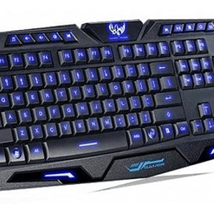 Teclado Usb Brobotix 420028 Ergonómico Iluminación Rgb /v