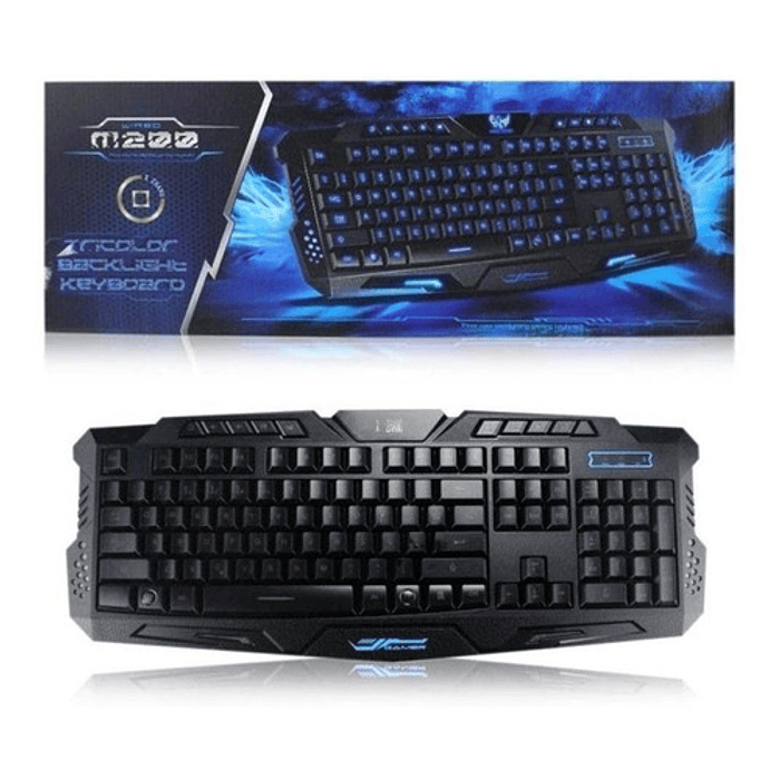 Teclado Usb Brobotix 420028 Ergonómico Iluminación Rgb /v 2