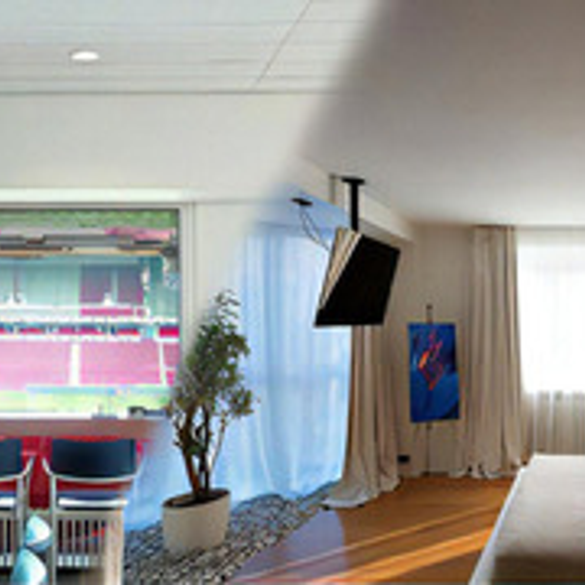 Soporte Tv Led Para Techo 14 A 32 Pulgadas Color Negro 3