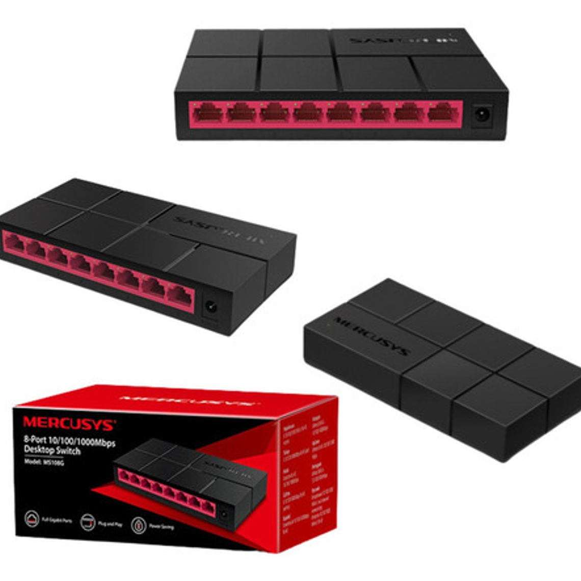 Switch Mercusys Ms108g Serie Litewave 9