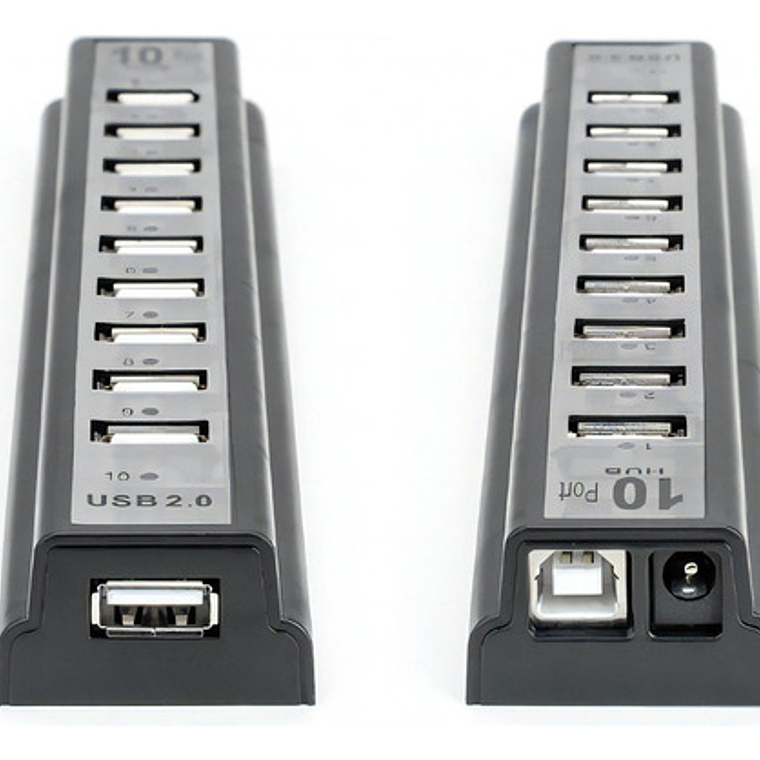Hub Usb 2,0 10 Puertos Activo / Crisol Tecno 2