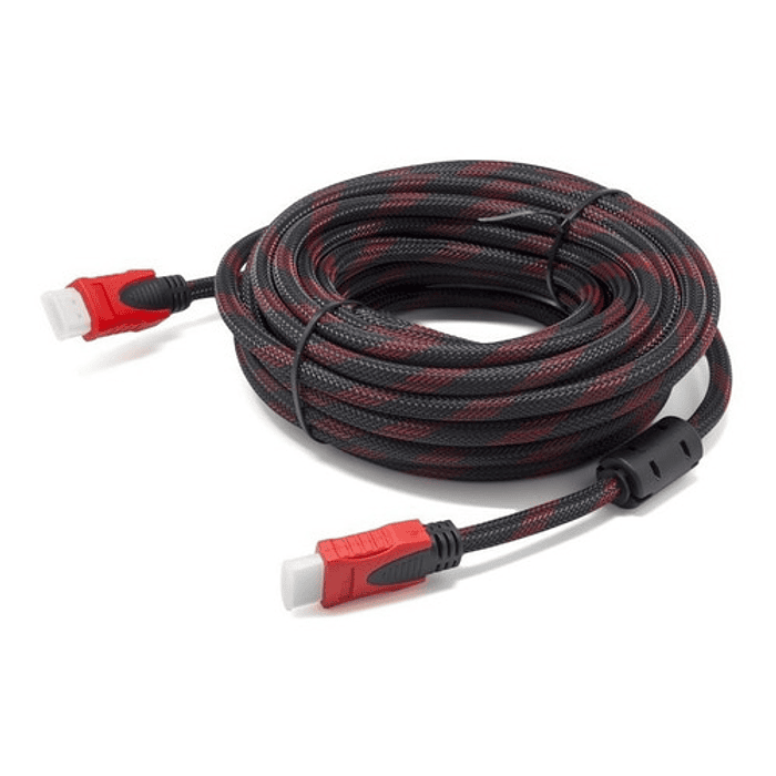 Cable Hdmi Mallado 10 Metros 1080p Hd Con Filtros - La Plata 4