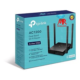 Archer C50 Router Inalámbrico De Doble Banda Ac1200