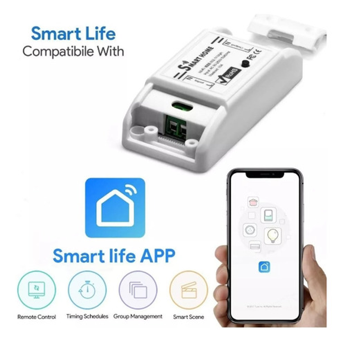 Interruptor Inteligente Wifi Smart Home Alexa Google  3