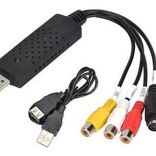 Capturadora De Audio Video Usb Traspasa Vhs Camaras Dvr