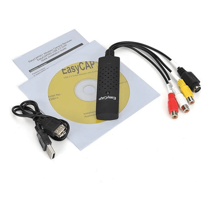 Capturadora De Audio Video Usb Traspasa Vhs Camaras Dvr 6