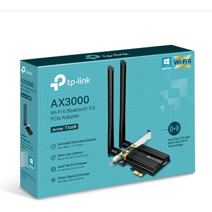 Adaptador Tarjeta Red Pci-exp Wifi 6 Bluetooth Tp-link Tx50e 2