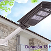 Foco Led Solar Exterior Jardin Calle Plazas 40w + Soporte  3