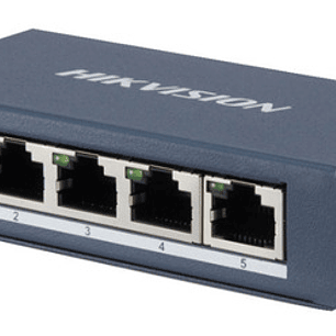 Switch Gigabit Hikvision 5 Puertos Metalico 10/100/1000 Pro