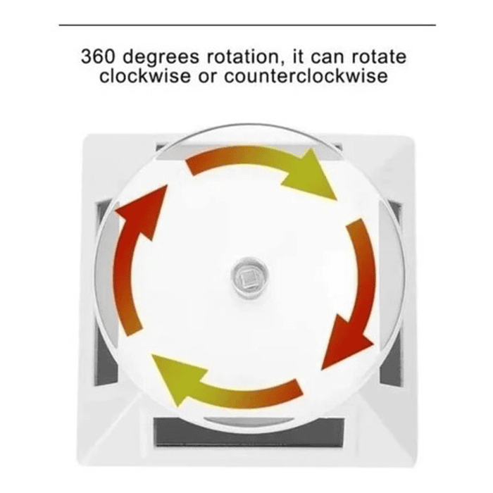 Exhibidor Mostrador Vitrina Ventana Giratorio Solar O Pila 4