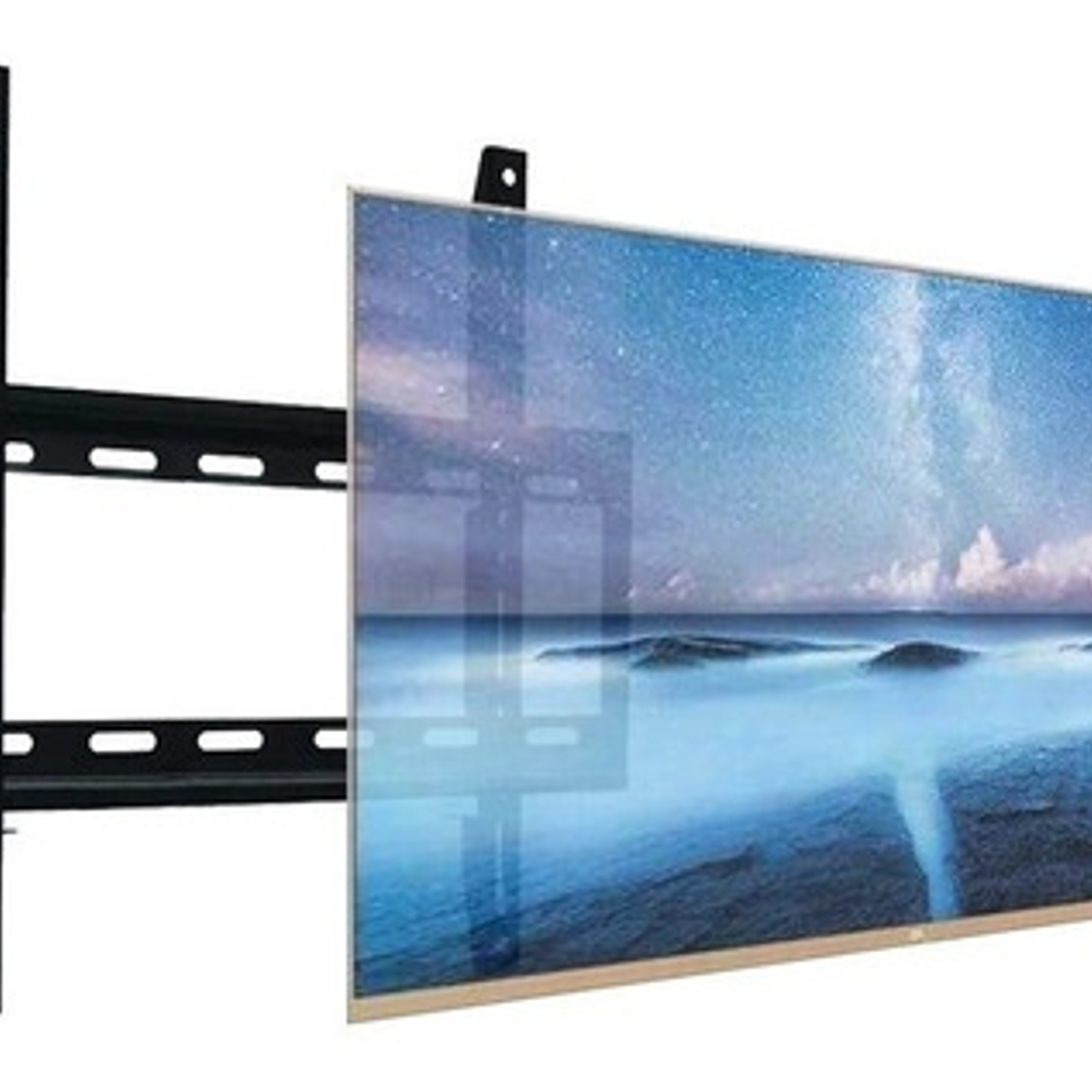 Soporte Zhongjia 470f De Pared Para Tv/monitor De 26  A 63  Negro 3