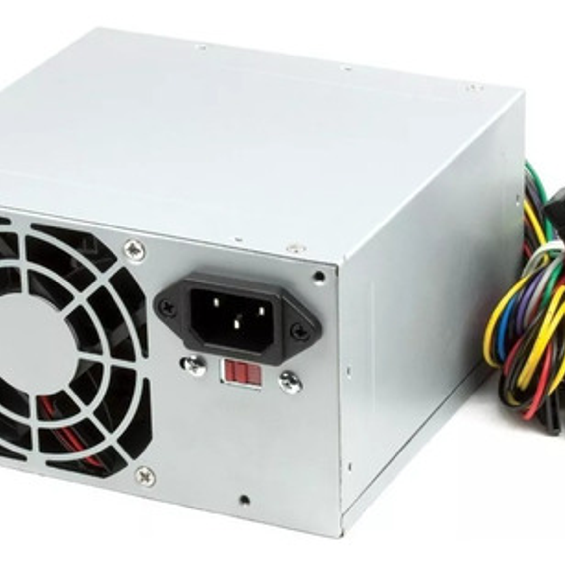 Fuente De Poder Atx 500w (20+4pin) W 2 Sata 110 220v 1