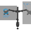 Soporte Para 1 O 2 Monitores  (10  - 27 )  Soporte Doble, 2 Brazos Escritorio Monitor 6