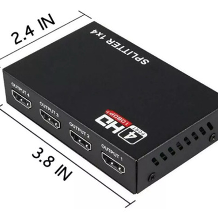 Splitter Hdtv  Activo Replicador 1 A 4 Puertos Hdtv 2