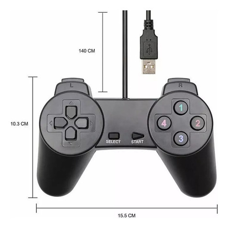 Joystick Usb Control Mando Usb Normal  Pc Consolas 5
