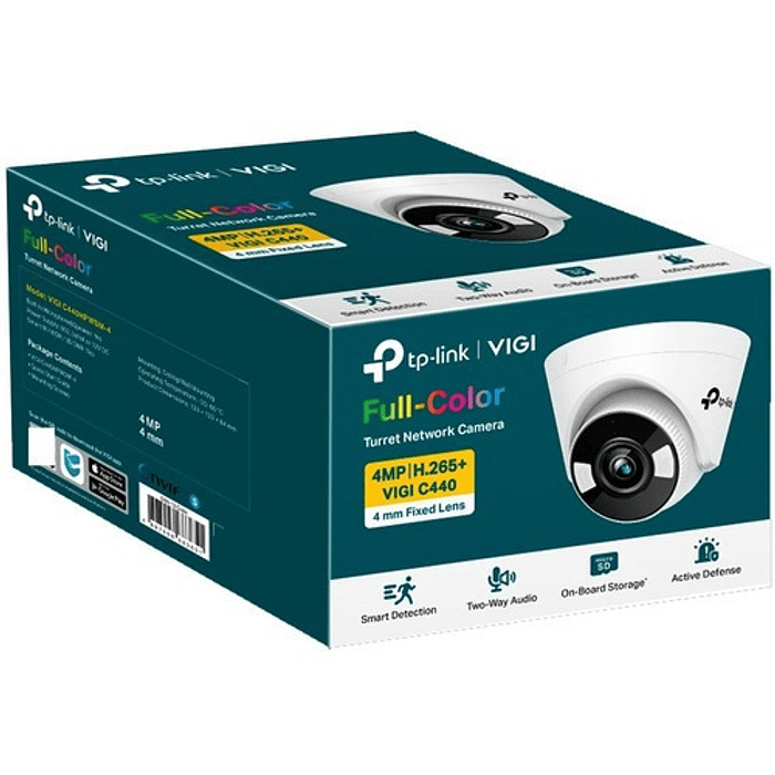 Camara Ip Tipo Turret Tp Link Vigi C440 - Electromundo Color Blanco 1