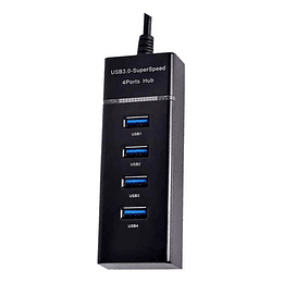 Hub Usb 3.0 4 Puertos 5 Gbps Superspeed Led Indicadores Rohs