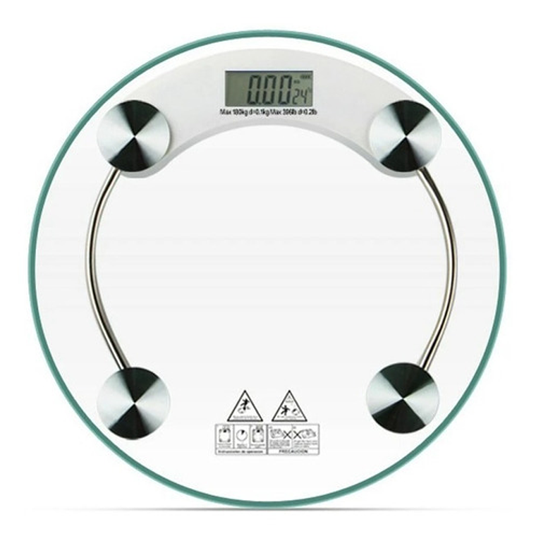 Balanza Peso Báscula Digital De Baño Vidrio 180kg 3