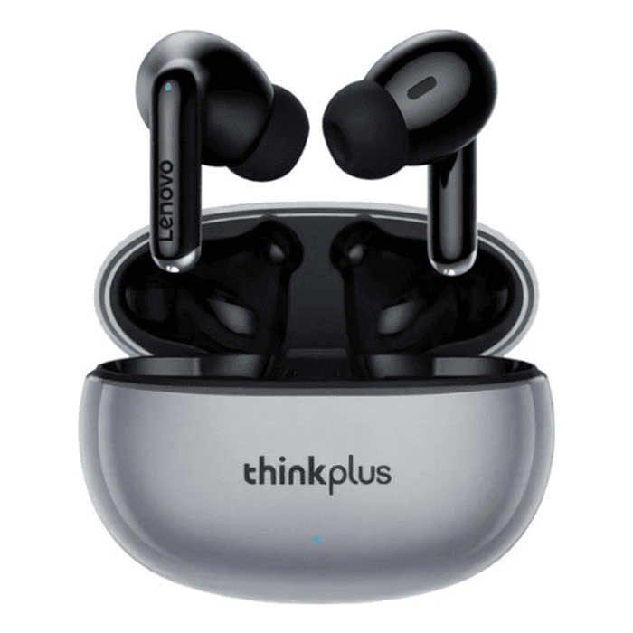 Audífonos In-ear Gamer Inalámbricos Lenovo Thinkplus Live Pods Xt88 Xt88 Negro Con Luz  Azul 5