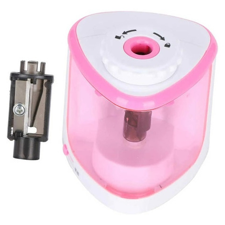 Sacapuntas Electrico Automatico Pilas - Tecnomati Color Azul 10