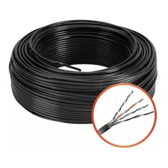 Cable Red Exterior Cat6 Rollo 100 Metros 100% Cobre 1