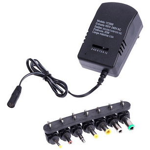 Cargador Universal 12v Regulable De 3v A 12v Fuente De Poder