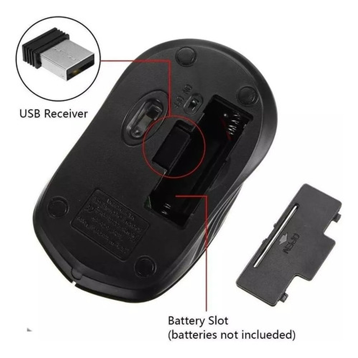 Kit Teclado Mouse Inalambrico Gamer Nuevos 4