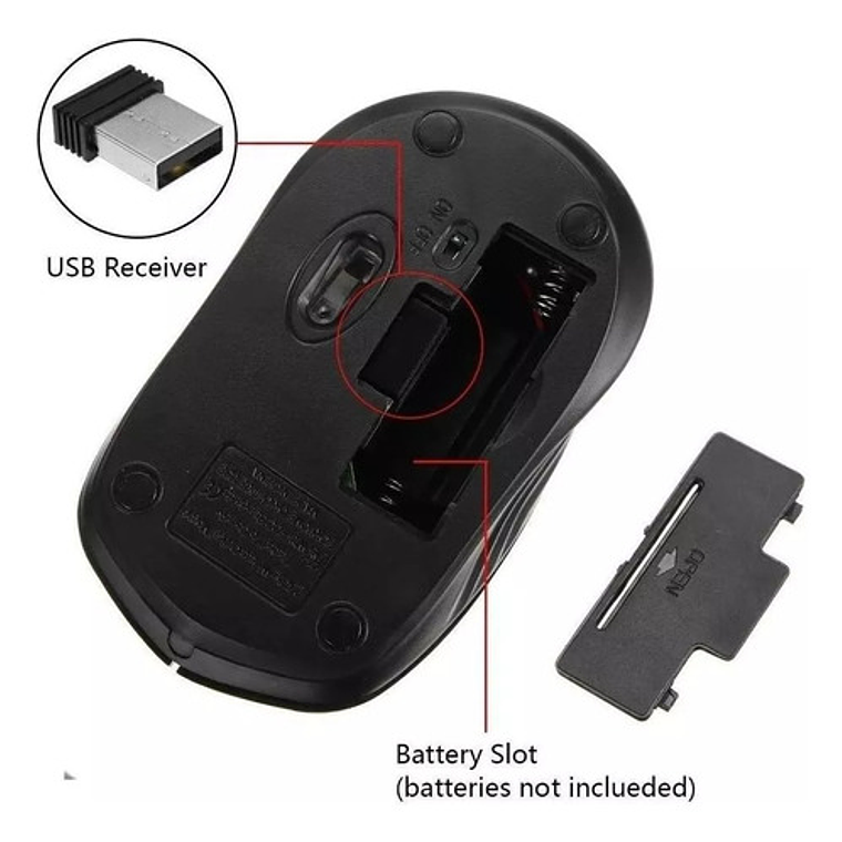 Kit Teclado Mouse Inalambrico Gamer Nuevos 4