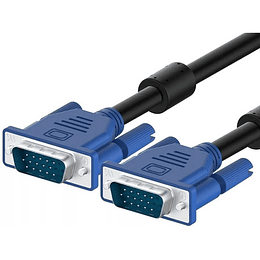 Cable Vga M - M Proyector Monitor Nucleos De Ferrita 1.8mts