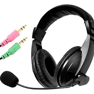 Audifono Gamer Con Microfono W-750 Negro