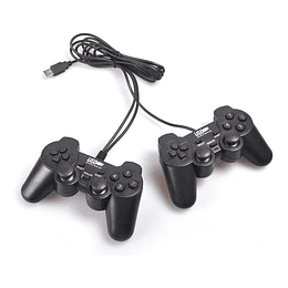 Pack Kit 2 Joystick Control Mando Analogico Usb Pc Consolas 