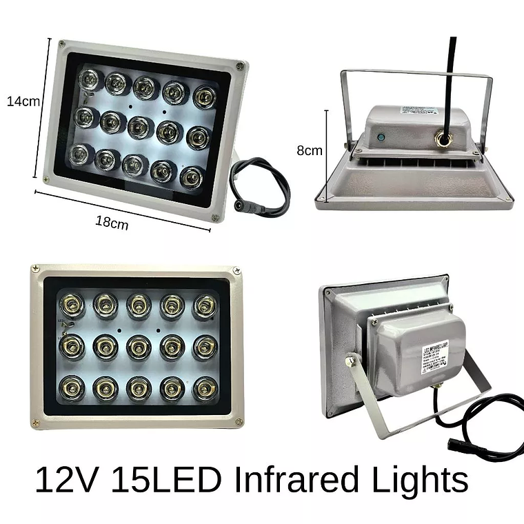Luces Led Infrarrojo Para Camara Seguridad 3