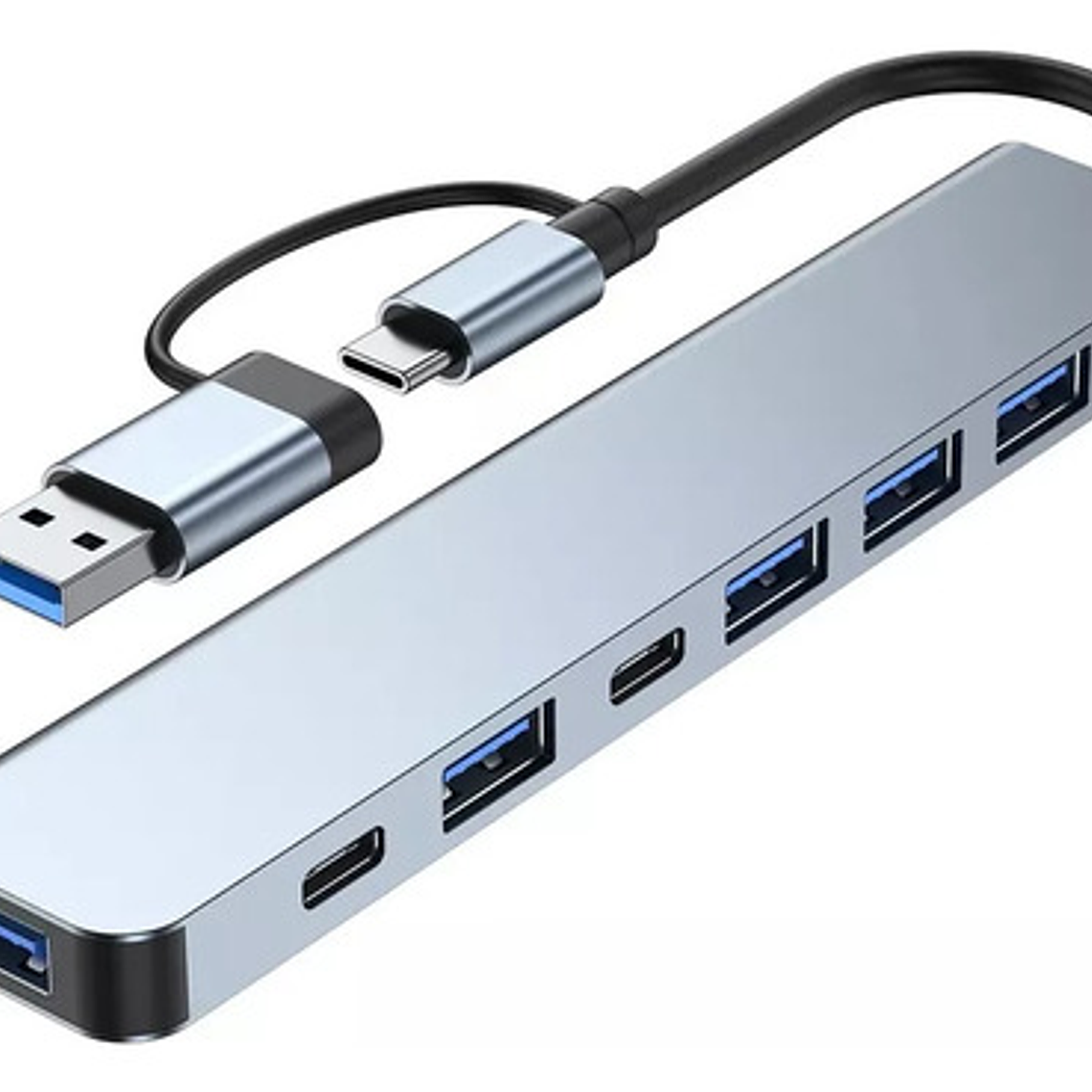 Hub Adaptador Usb Tipo C 7 En 1 Para Macbook iPad Notebook 1