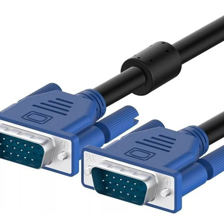 Cable Vga De 15 Metros 15 Pines Filtro Ferroso Calidad 1