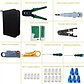 Kit Herramienta Redes Crimpeadora Rj45 Rj11 Pelacable + 9v - Miniatura 2