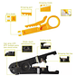 Kit Herramienta Redes Crimpeadora Rj45 Rj11 Pelacable + 9v - Miniatura 3