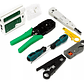 Kit Herramienta Redes Crimpeadora Rj45 Rj11 Pelacable + 9v - Miniatura 4