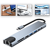 Adaptador Hub Para Macbook Air M1 M2 8 En 1 Usb-c Hdmi 4k 1