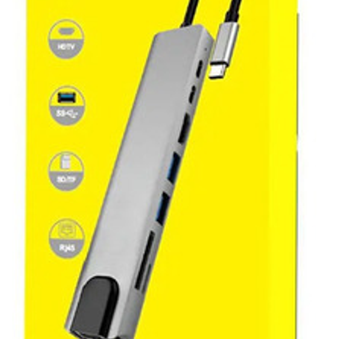 Adaptador Hub Para Macbook Air M1 M2 8 En 1 Usb-c Hdmi 4k 2