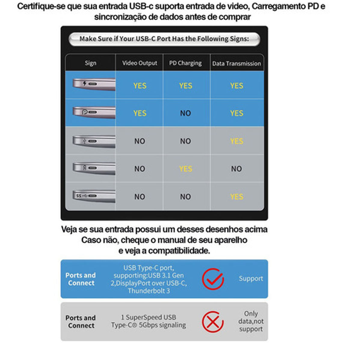 Adaptador Hub Para Macbook Air M1 M2 8 En 1 Usb-c Hdmi 4k 5