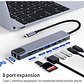 Adaptador Hub Para Macbook Air M1 M2 8 En 1 Usb-c Hdmi 4k - Miniatura 8