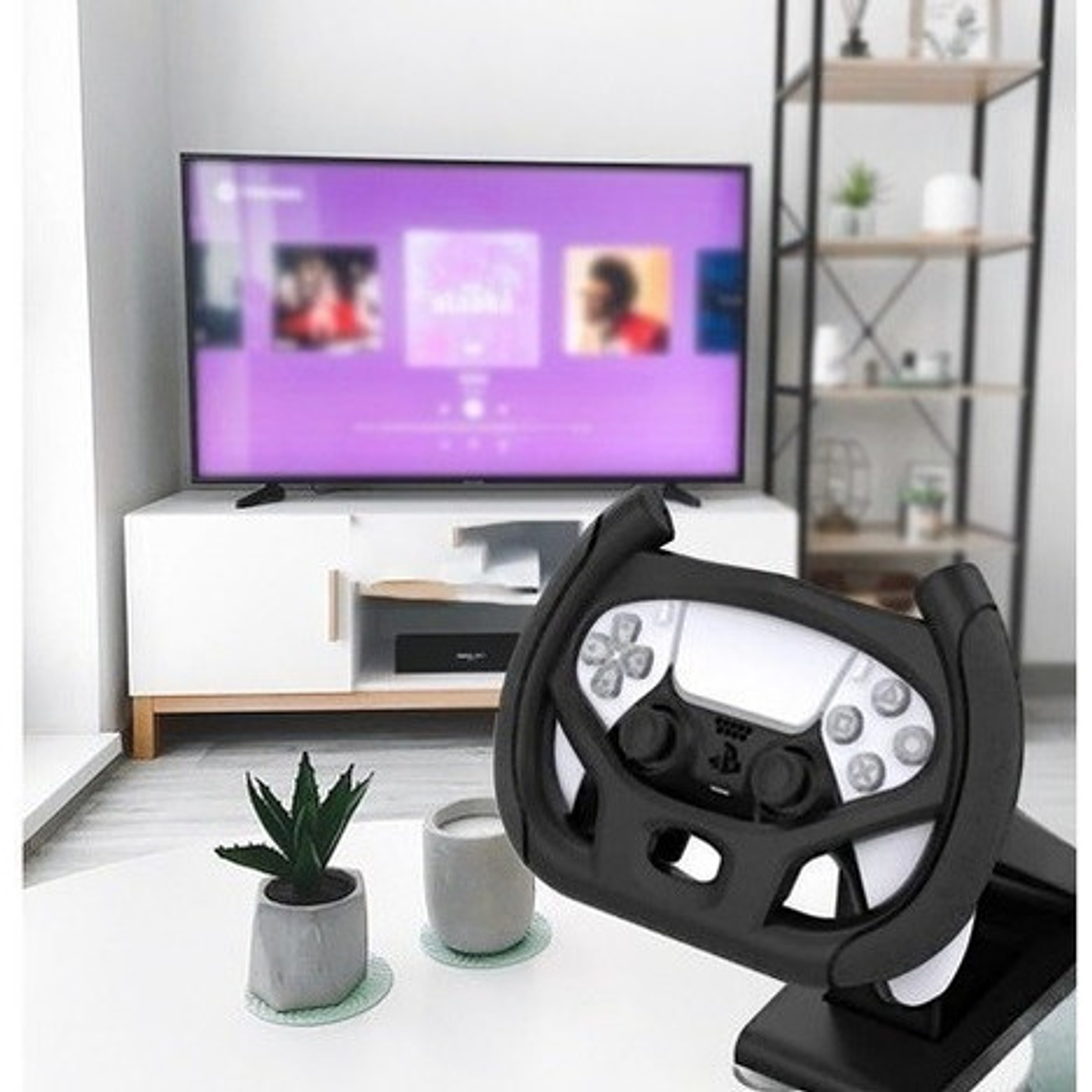 Soporte De Volante P5 Joystick Profesional Para Ps5 Color Negro 3