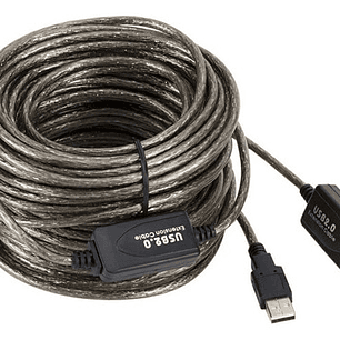Cable Extensor Usb 2.0 Activo Amplificado Lotus Lt-usb020, 20 M