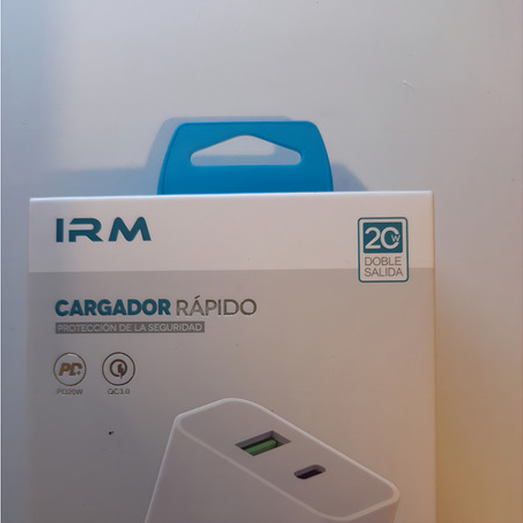 Cargador Irm Compatible Con iPhone Doble Salida Carga Rápida 4