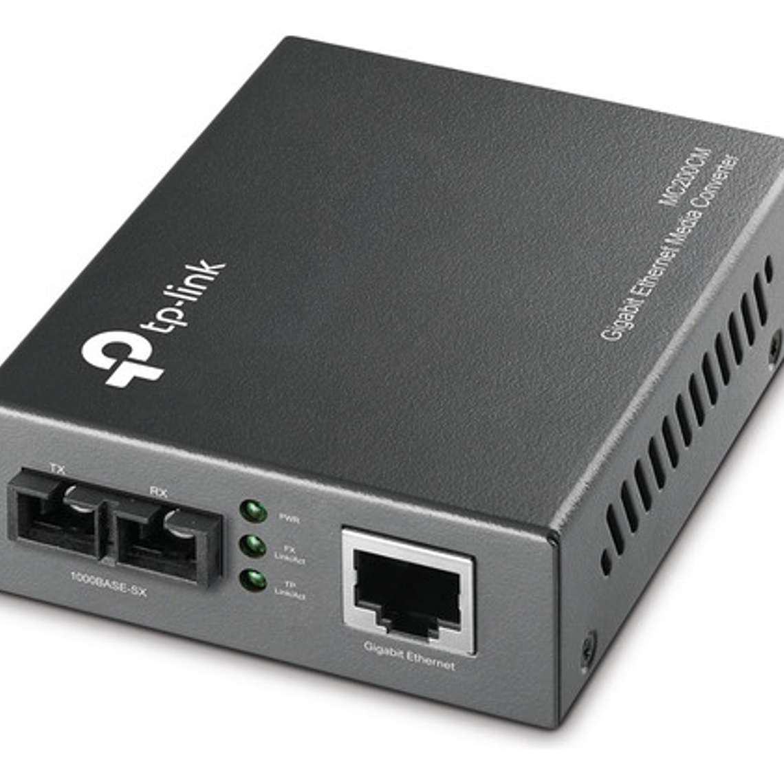 Convertidor Fibra Mmodo Ethernet Gigabit Tp-link Mc200cm(un) 1