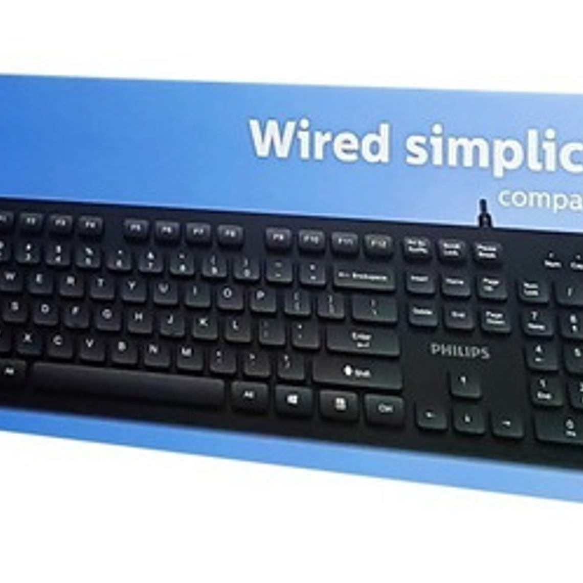 Teclado Philips K264 Negro Alambrico 1