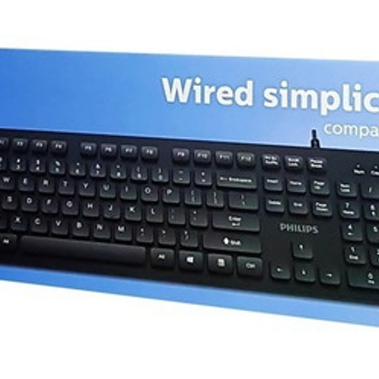 Teclado Philips K264 Negro Alambrico 1
