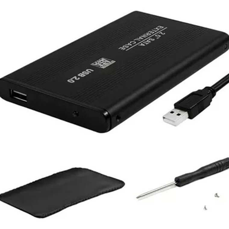 Case Disco Duro 2.5 Sata Usb Hdd Cofre Aluminio Externo 2